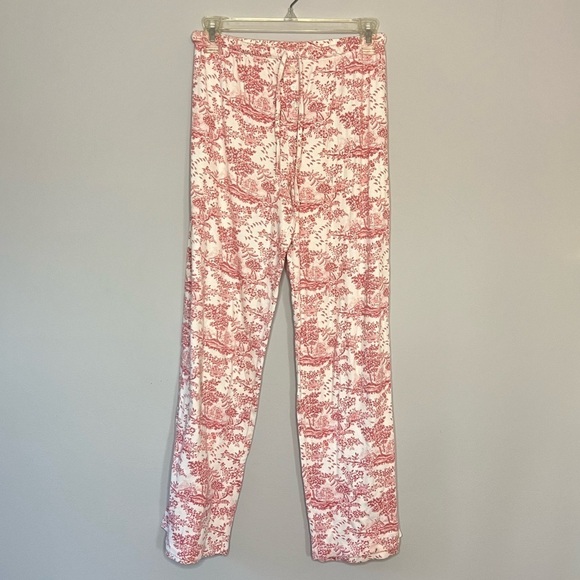 Go Softly Sleepwear Cottagecore Tablecloth Pattern Grandma Pajama Pants Small - Picture 2 of 8